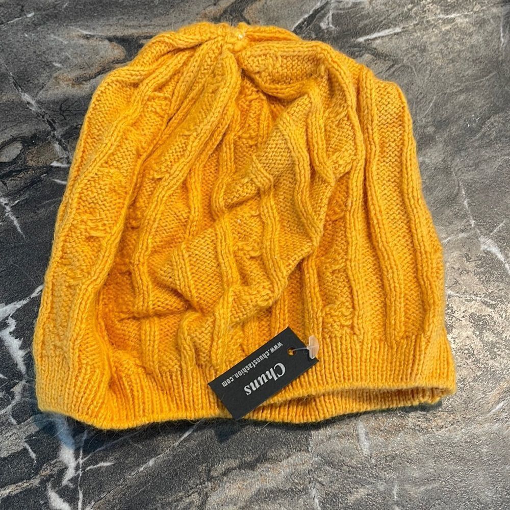 Yellow Chuns Knit Beanie